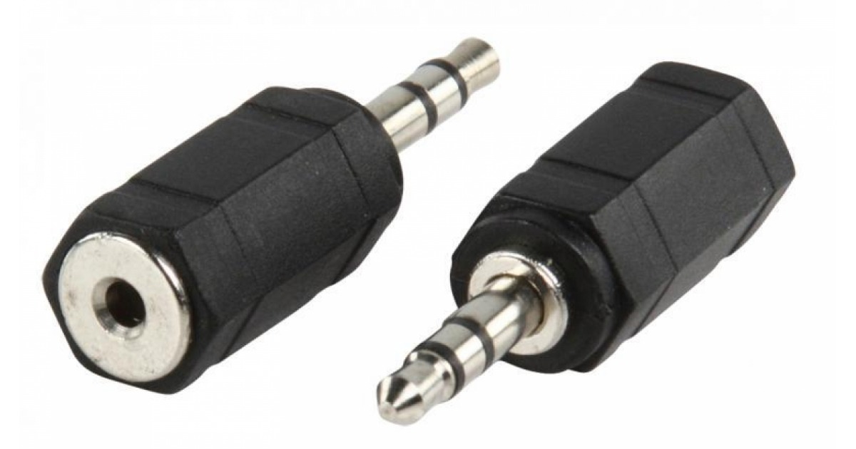 Adaptador Mini Jack 3,5mm estéreo macho a Micro Jack 2.5 mm estéreo…