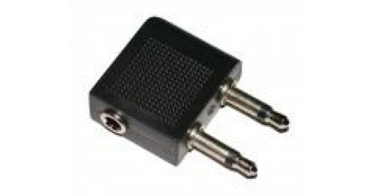 Adaptador de Mini Jack 3.5mm estéreo hembra a dos Mini Jacks mono machos.… Adaptador de Mini Jack 3.5mm estéreo hembra a dos Mini Jacks mono machos.…