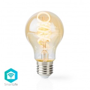 Bombilla LED Wi-Fi de Filamento de Blanco Cálido a Frío | Trenzada | E27 | A60 | 5,5 W | 350 lm