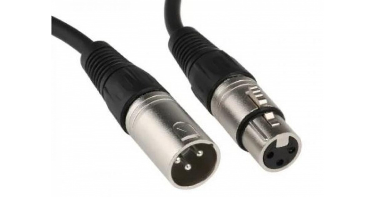 Cable simétrico para micrófono XLR MF de 1m de IberiaPC en Audio xlr…