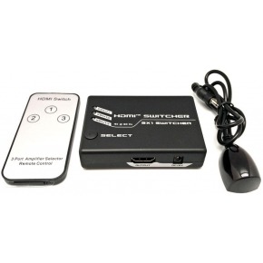 Switch Hdmi 3 entradas - 1 salida, 4K a 60Hz, con IFR