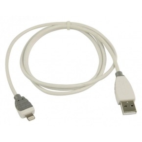Cable USB de carga y sincronización USB A macho - macho Lightning de 8 pines de 0,10 m en color bl