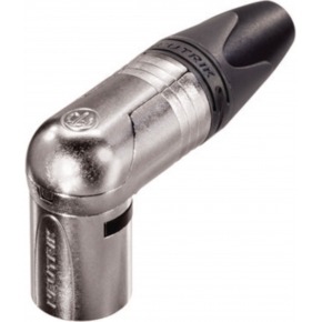 XLR cable plug 90° 3 N/A XX/RX Conexión de Soldadura Niquelado
