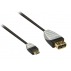 Cable Usb 2.0 Otg Micro, Usb A Hembra - Usb Micro B Macho, 0,2 M Negro
