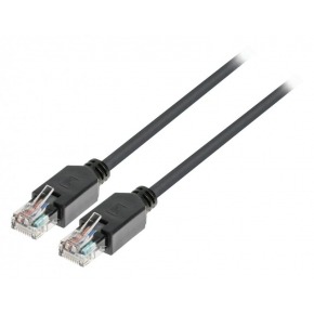 Cable de red UTP CAT5e de RJ45 macho a macho de 1,00 m en gris