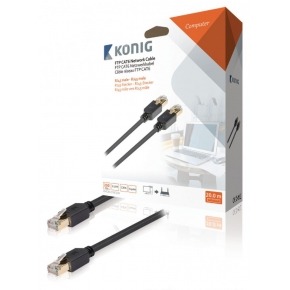 Cable de red FTP CAT6 de RJ45 macho a macho de 20,0 m en gris