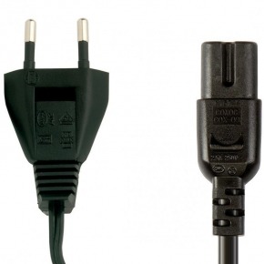 Cable de Alimentación con Conector Tipo Figura 8 1.8 m