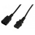 Iec C13 Extension Cord Iec-320-C14 - Iec-320-C13 2.0 M Black
