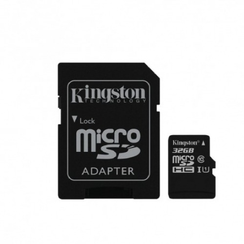Memoria Flash MicroSD Kingston de 32Gb