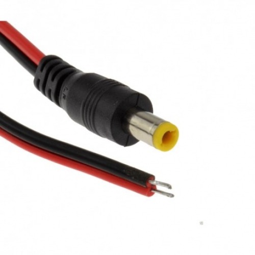 Pigtail Macho De Alimentacion Cctv 30 Cm De Iberiapc En Conectores Tiendacables