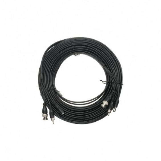 Cable combinado RG59 + Audio + DC - Mini RG59 con conector BNC