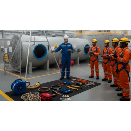 Curso espacios confinados Alcalá de Henares: formación práctica