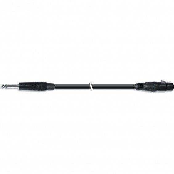 Cable audio micrófono XLR 3pin hembra a jack 6.3mm macho de 6m