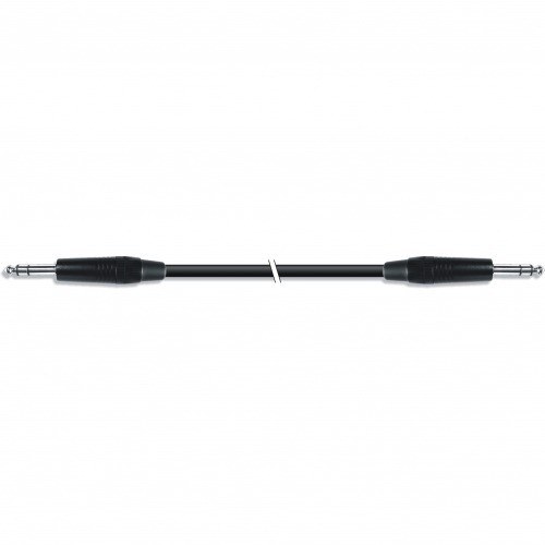 cable audio instrumento estéreo TRS jack 6.3mm de macho a macho de 5m