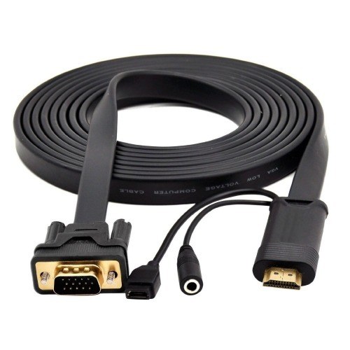 Cable conversor de HDMI a VGA de 2 m con audio