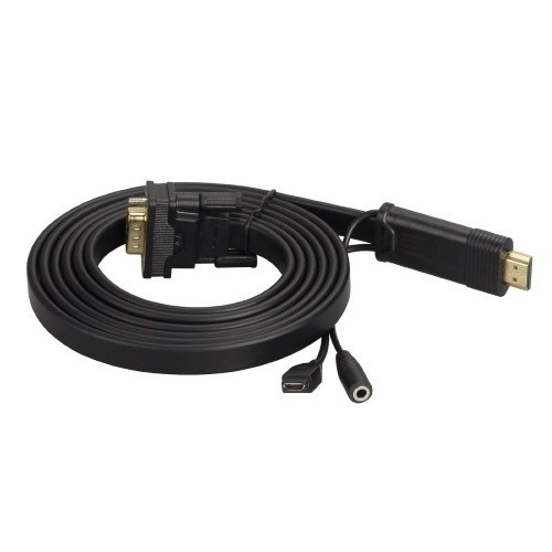 Cable conversor de HDMI a VGA de 2 m con audio