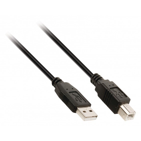 Cable USB 2.0 tipo A Macho a tipo B Macho de 0.5m