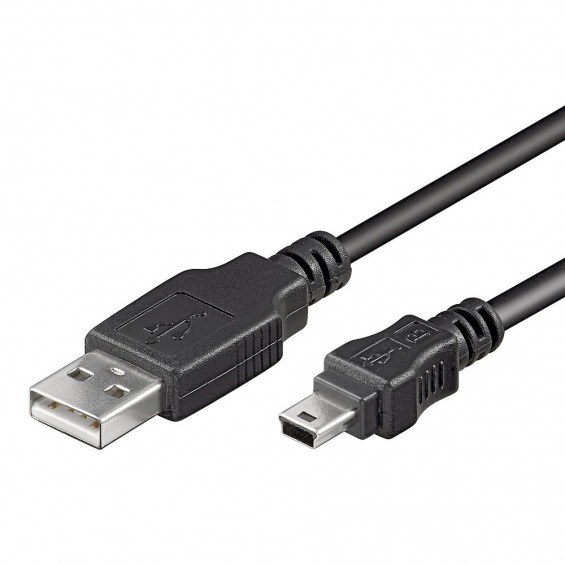 Cable USB 2.0 (AM / Mini USB 5P/M) de 5.00m