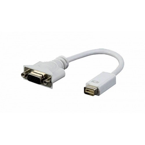 Cable Adaptador MiniDVI macho a VGA henbra (MiniDVI-M / HD15-H)