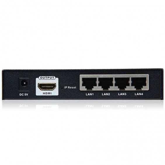 Receptor Adicional Extender IP HDMI  hasta 120m Cat6
