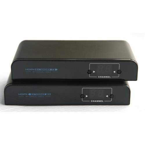 Extender Expliter HDMI a través de cable coaxial y divisores CATV con mando a distancia por IR