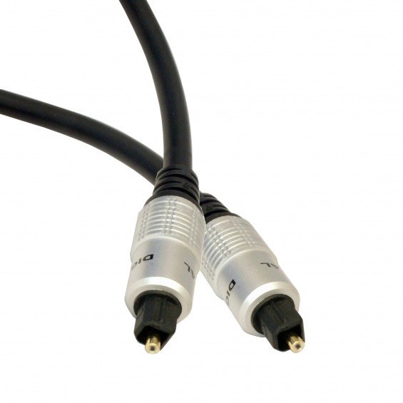 Cable Toslink conectores Macho-Macho de 5 mts
