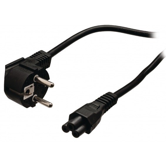 Cable alimentación Schuko/M C5 Negro 5m