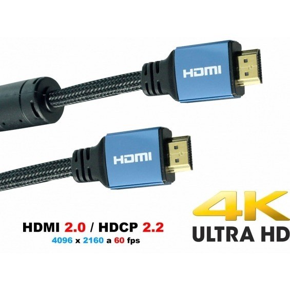 Super Cable HDMI  versión 2.0 ultra HD - 7,5m 