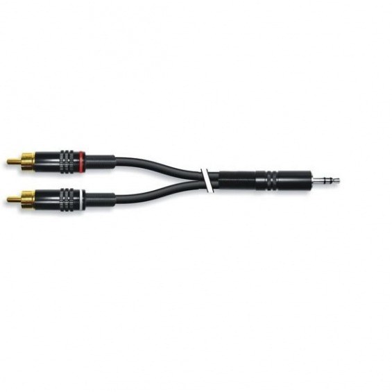 Cable audio Minijack-M/2xRCA-M 10m