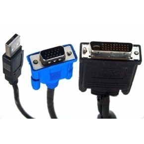 Cable M1 a VGA con USB de 1.8 m