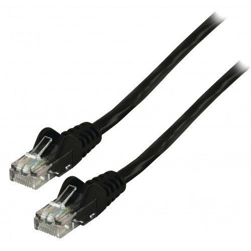 Cable de conexión UTP CAT6 negro 0.50 m.