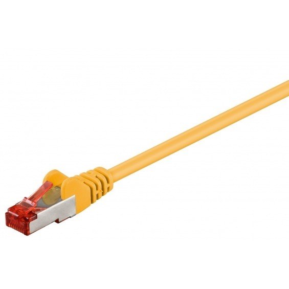 Cable Ethernet FTP CAT6 AMARILLO 0.25m.