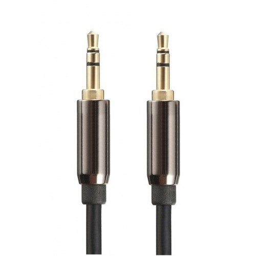 Cable de audio estéreo jack 3.5mm macho a macho de 0.50m apantallado