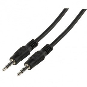 Cable de audio estéreo jack 3.5mm macho a macho de 1.5m