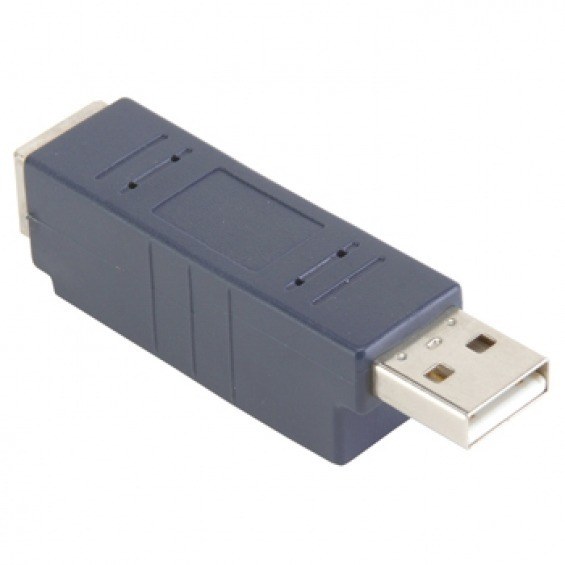 Aadaptador USB tipo A (Macho) a Tipo B (Hembra)