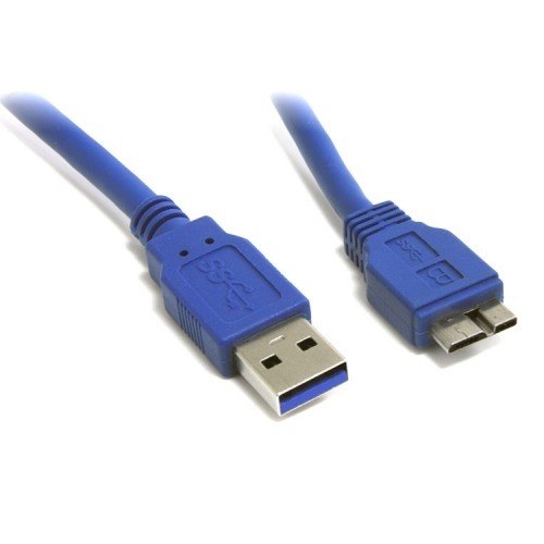 Cable USB 3.0 (A Macho / Micro Usb 3.0 Macho) de 4.50m Azul