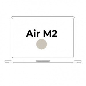 Apple Macbook Air 13,6"/ M2 8-Core CPU/ 8Gb/ 512Gb SSD/  10-Core GPU/ Blanco Estrella