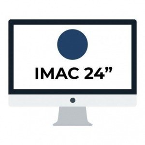 Apple iMac 24" Retina 4.5K/ Chip M1 CPU 8 Núcleos/ 8GB/ 256GB/ GPU 8 Núcleos / Azúl