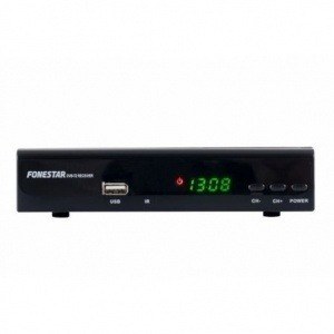 RECEPTOR DE SOBREMESA FONESTAR RDT-759HD - DVB-T2 HD - USB PVR - HDMI - EUROCONECTOR - AUDIO DIGITAL COAXIAL - RCA - MANDO A DISTANCIA