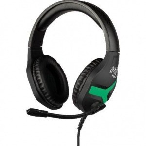 Auriculares Gaming con Micrófono Konix Nemesis para Xbox/ Jack 3.5/ Negro y Verde