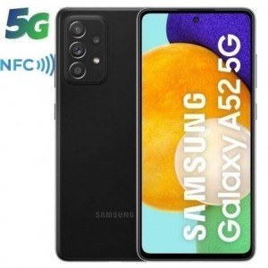 Smartphone Samsung Galaxy A52 6GB/ 128GB/ 6.5"/ 5G/ Negro