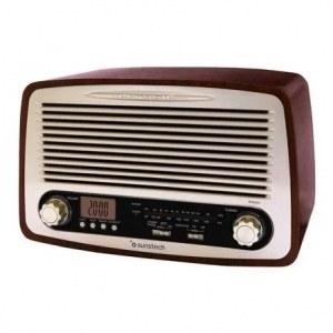 Radio Vintage Sunstech RPR4000/ Madera