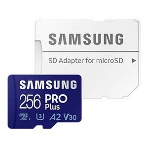 Tarjeta de Memoria Micro SD con Adaptador Samsung MB-MD256KAEU 256 GB UHS-I 160 MB/s