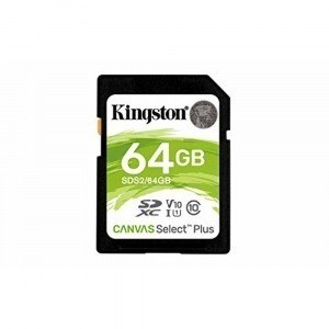 Tarjeta de Memoria SD Kingston SDS2/64GB            64GB exFAT