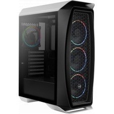 AEROCOOL AERO ONE ECLIPSE BLACK ATX, 4x12CM ECLIPSE ARGB FANS, TEMPERED GLASS, FRONT MESH, FULL WATERCOOLING SUPPORT
