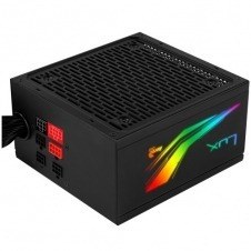 AEROCOOL LUX RGB 750W ATX MODULAR PSU, 80+ BRONZE 230V, ADDRESABLE RGB