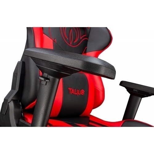 Talius Silla Viper gaming negra/roja, 4D, butterfly, base metal, ruedas 60mm nylon, gas clase 4,