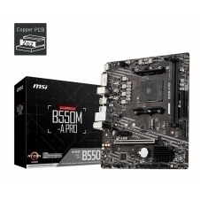 TARJETA MADRE MSI MICRO ATX B550M-A PRO, S-AM4, AMD B550, HDMI, 64GB DDR4 PARA AMD - REQUIERE ACTUALIZACIÓN DE BIOS PARA LA SERIE RYZEN 5000