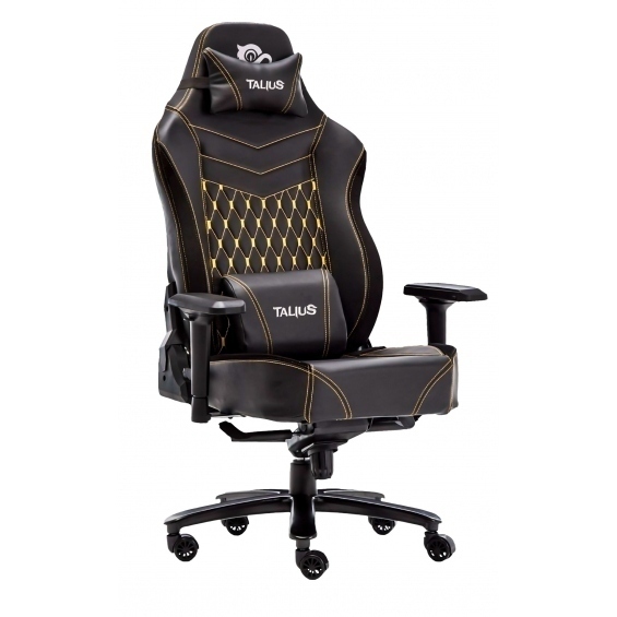 Talius silla Mamut gaming negra/amarilla 4D, Frog, base metal, ruedas nylon, hasta 170kg