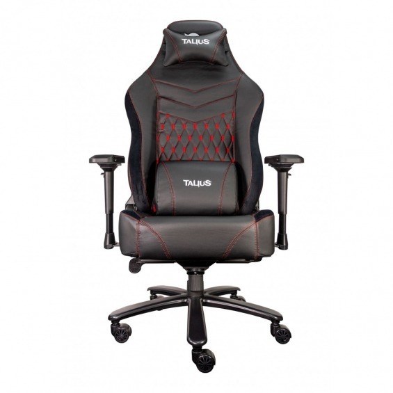 Talius silla Mamut gaming negra/roja 4D, Frog, base metal, ruedas nylon, hasta 170kg